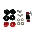 thumbnail image 3 of Piezas de Pedal de batería de estante, accesorio de instrumento Musical de repuesto, accesorios de soporte de platillos de alto rendimiento, juego de , Rojo CUTICAT Hola sombrero de embrague, 3 of 7
