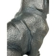 thumbnail image 4 of Sitting Bulldog Garden Resin Statue 16" - Cement-Look, 4 of 5