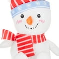 thumbnail image 4 of (3 pack) White Snowman Plush for All Ages, 10 in, by Holiday Time, 4 of 6