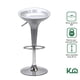 thumbnail image 2 of Banco Alto De Barra Set 2 Pzs Giratorio Altura Ajustable Bar gris, 2 of 7