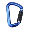 thumbnail image 1 of Mefallenssiah Aviation Aluminum Carabiner D Shape Buckle Pack 30Kn Keychain Automatic, 1 of 4