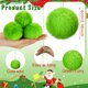 thumbnail image 2 of 8 bolas navideñas peludas verde lima, adornos de elfo peludo verde, bolas navideñas verde lima, pompones de piel sintética suave para decoración de fiestas navideñas., 2 of 6