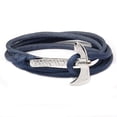 thumbnail image 4 of Nuevas pulseras de ancla de hacha de plata de moda para hombres, abalorios de cuerda de supervivencia 550 Ch,10, 4 of 5