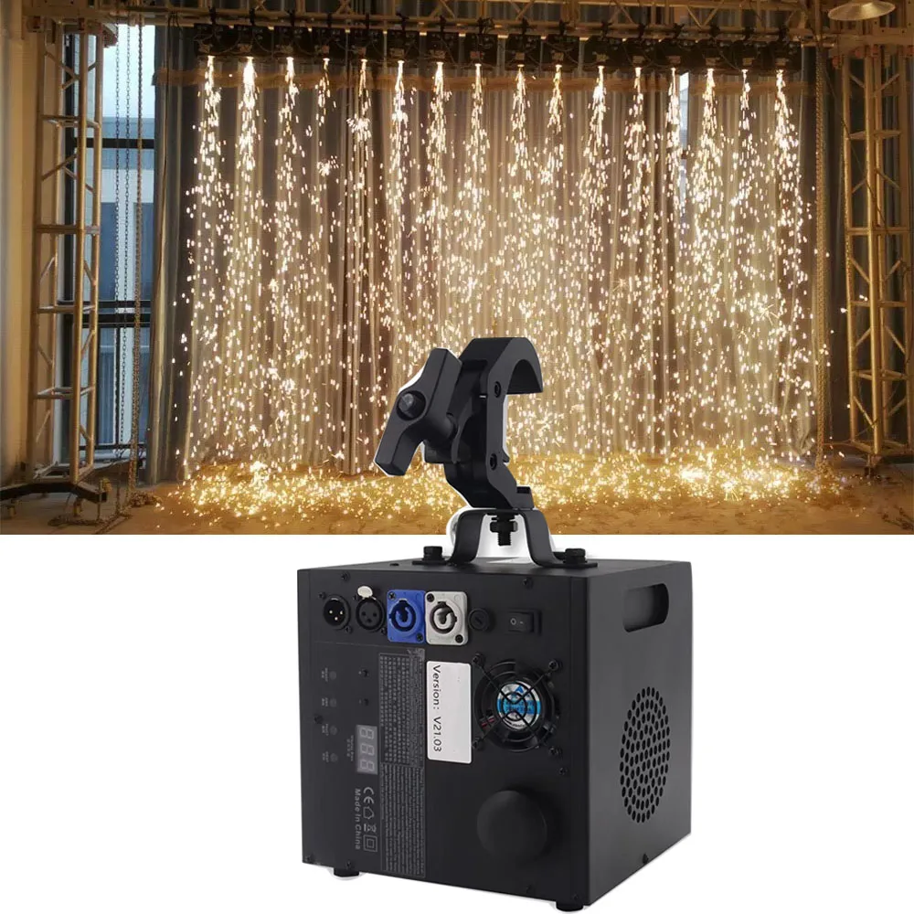 Cold Spark Machine Waterfall Sparkler effect with Remote Control 650W