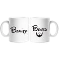 thumbnail image 1 of Beauty and Beard White Coffee Mug Set, 1 of 1