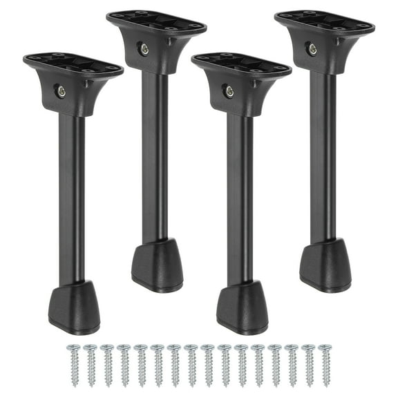 Uxcell Folding Table Legs, 4pcs 17.6cm(7") Metal Foldable Table Furniture Legs