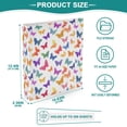 thumbnail image 4 of Three Ring Binder Flying Butterflies 1.5 Inch Round Binder D-Rings for Office Supplies and More, 4 of 10