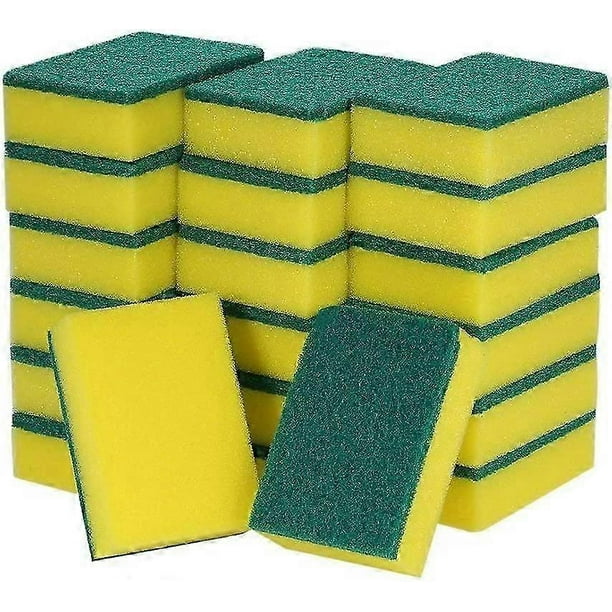10 Pack Heavy Duty Scrub Sponges, Multipurpose Magic Cleaning Sponge Eraser Sponge Cleaning Pad