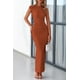 thumbnail image 5 of Vestido largo PRETTYGARDEN para mujer, verano 2025, con un solo hombro, 5 of 9
