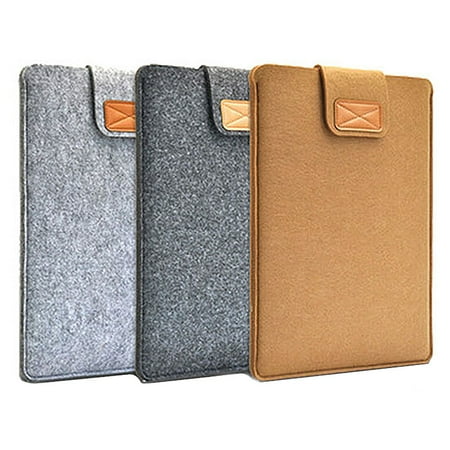 Eoperou Soft Anti-Scratch Felt Protect Bag Case Cover for Macbook Ultrabook Laptop Tablet
