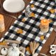 thumbnail image 5 of Camino de mesa de otoño con diseño de calabaza y cuadros de búfalo, decoración de mesa de comedor de cocina de temporada otoñal para decoración de fiesta en el hogar, 13 x 72 pulgadas, 5 of 5
