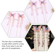 thumbnail image 3 of EeaseMX 2 pinzas para el pelo con forma de mariposa, horquillas para niñas, pasadores con borlas, decoración para el cabello, 3 of 7