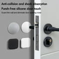 Wall Protector Self Adhesive Rubber Stop Door Handle Bumper Guard Stopper DIY N9J5