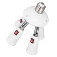 thumbnail image 1 of Light Splitter Socket, Light Splitter 180 Degrees Bending 360 Degrees Rotation  for Bedroom, 1 of 7