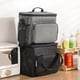 thumbnail image 2 of Lunch Bag, Insulated Cooler Bag Thermal Lunch Tote Bags For Men Women Cool Bag Waterproof Leak-proof For Outdoor, Beach, 2 of 4