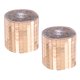 thumbnail image 1 of Azulejos de mosaico de vidrio autoadhesivos Uxcell 3200 Pcs 0.2'' x 0.2'' azulejos de disco oro rosa 2 Pcs, 1 of 6
