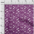 thumbnail image 2 of oneOone Cotton Cambric Dark Magenta Fabric Beach Sewing Craft Projects Fabric Prints By Yard 56 Inch Wide, 2 of 4