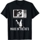 thumbnail image 1 of Camiseta vintage fabricada en los años 80 para fanáticos de MTV, para hombres y mujeres, 1 of 2