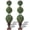 52.5", variant on Garvee 4FT Artificial Ball Topiary Trees (Set of 2) - UV Resistant Outdoor Plants with Realistic Vines & Insects - Zero Maintenance Home Office/Porch Decor