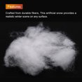 thumbnail image 4 of Christmas Fake Snow 2.1 oz Indoor Fluffy Cotton White Winter Party Display Artificial Blanket Tree Snow 1 Pcs, 4 of 7