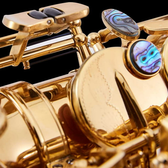 Stable 3 Different Size Saxophone Key Button, Durable Saxophone Abalone Shell, For Soprano Alto Saxophones