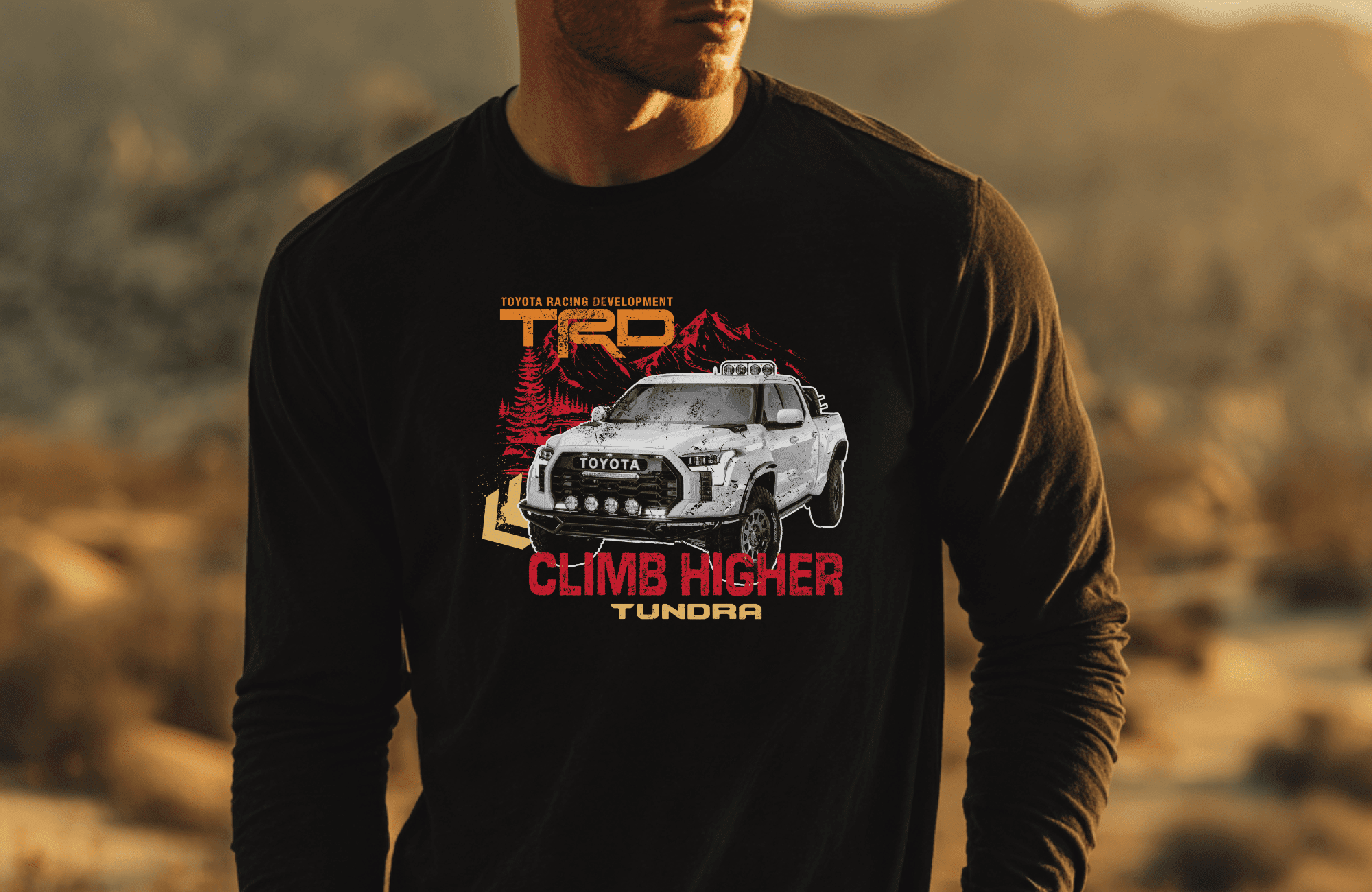 Toyota Tundra TRD Climb Higher Long Sleeve Tee