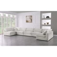 thumbnail image 4 of Meridian Furniture Serene Cream Linen Fabric Deluxe Modular Sectional, 4 of 9