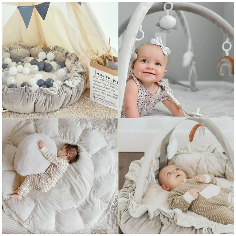 5 in 1 Thick Plush Play Gym Convertible Stage Based