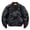 Black, variant on Men's Jacket Winter Vintage Warm Bomber Jackets Full Zip Windbreaker Casual Windproof Jackets Coats with Pockets