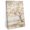 Beige, variant on Gold Blossoming Tree Canvas Wall Art for Living Room 10"Lx8"W, Sprawling Branches Lake Water Distant Hills Poster Print Painting for Desk Vanity Narrow Stair Decoration Wall Pictures Prepare To Hang