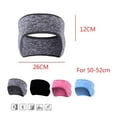 thumbnail image 6 of Women's Men's Ear Warmer Fleece Ear Muff Winter Headband Ear Cover Perfect for Sleeping Running Skiing Riding Gray blue and red, 6 of 10