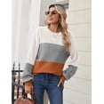 thumbnail image 5 of Zeagoo Women's Fall Chunky Knit Sweater Oversized Crewneck Long Sleeve Winter Cotton Pullover Sweaters Jumper Tops, 5 of 6