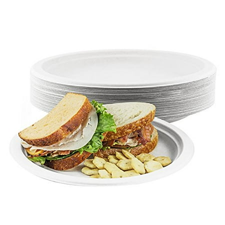 Houseables Compole Plates Sugarcane Plate 500 Count 9 Inch Houseables Compole Plates Sugarcane Plate 500 Count 9 Inch Round Disposable
