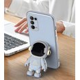 thumbnail image 3 of Galaxy Note 20 Ultra Case Cute Plating 3D Astronaut Hidden Kickstand Holder Case Soft TPU Bumper Shockproof Protective Cover Phone Case for Samsung Galaxy Note 20 Ultra 6.9"-Pink, 3 of 7