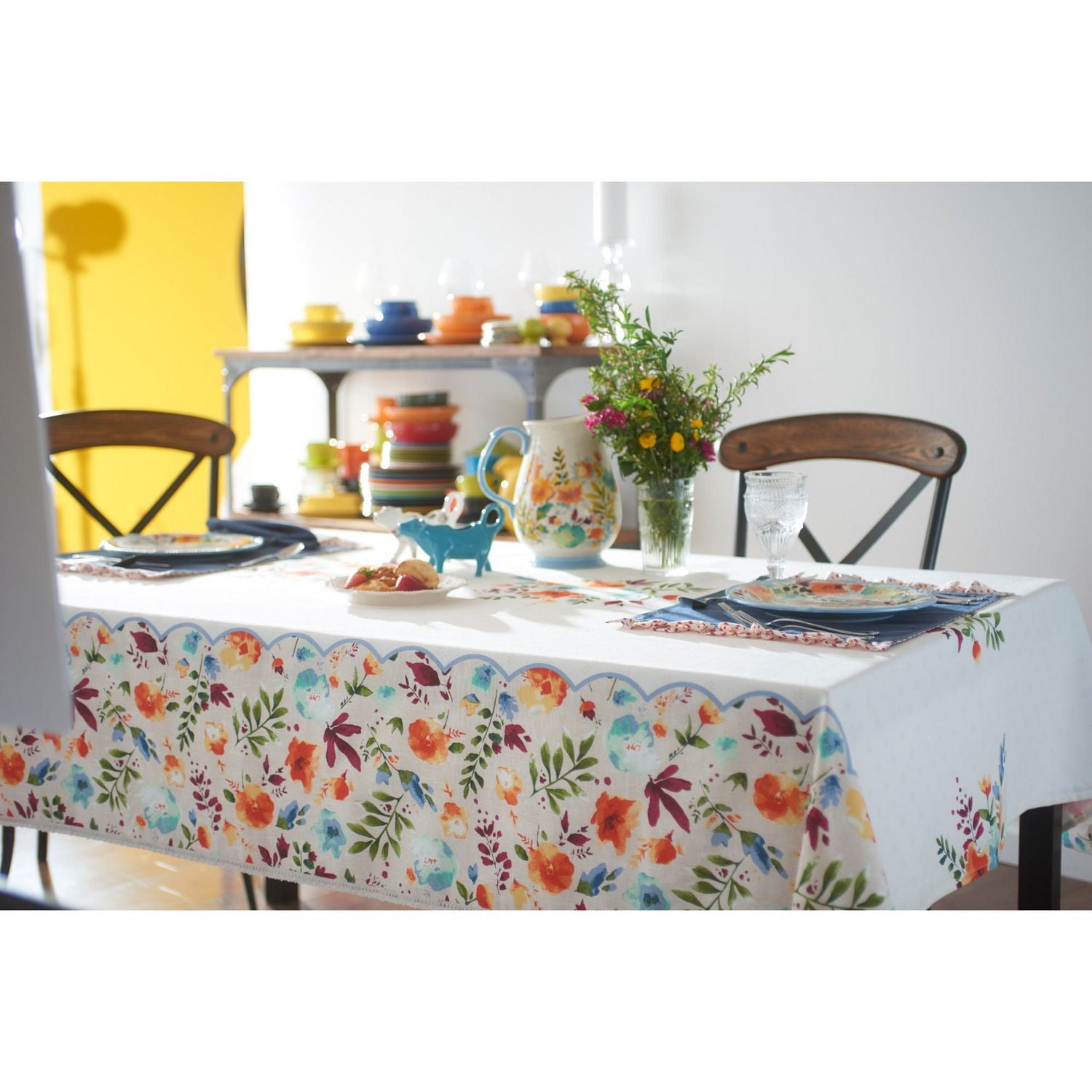 The Pioneer Woman Willow Nappe de table 152.4x259cm Oblong