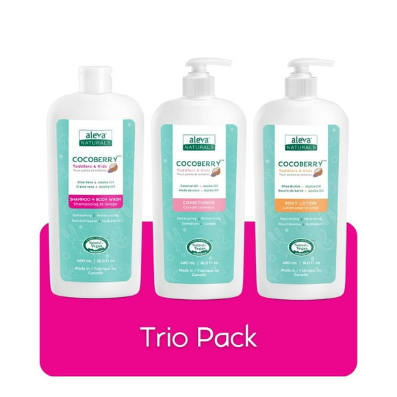 Aleva Naturals Cocoberry tout-petits et enfants trio - 480ml x3