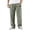 Green, variant on GrmtClth Mens Linen Straight Leg Pants Drawstring Elastic Waist Lightweight Breathable Casual Summer Trousers with Pockets Black L