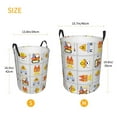 thumbnail image 5 of Fotbe Construction Equipments Worker Laundry Basket with Handles, Waterproof Large Laundry Hamper, Wash Bag for Corner Dorm, Rolling Laundry Basket with Handles-Small, 5 of 8