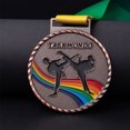 thumbnail image 2 of Medallas Juego Deportivo Ganador Premio Hornear Pesca Taekwondo (Cobre), 2 of 8