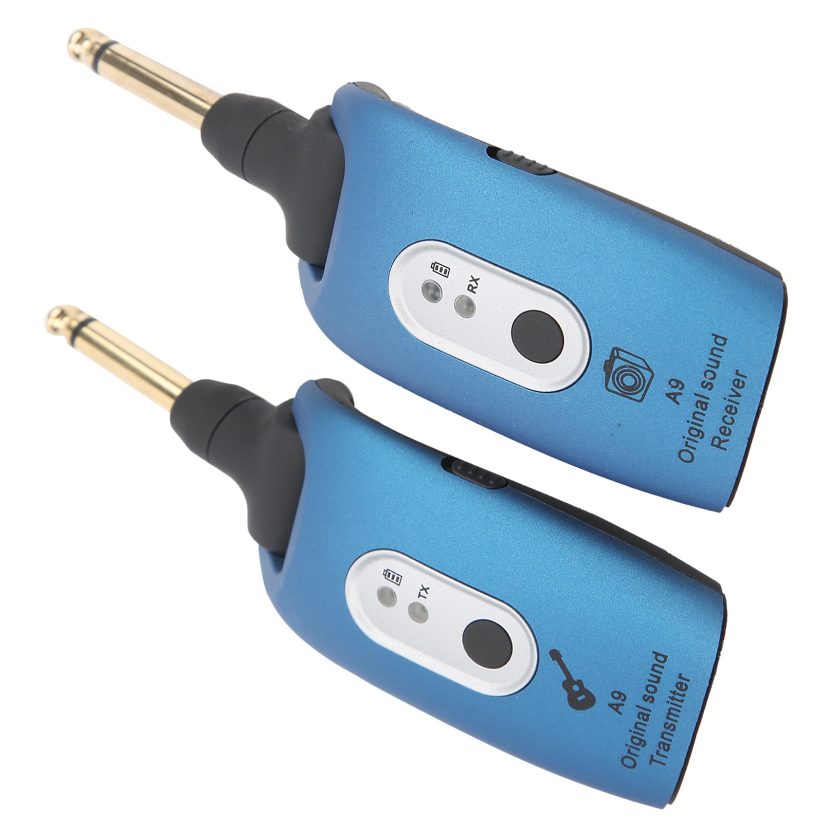 Guitar , 2.4G Uncompressed 2.4GHz Wireless Guitar Receiver For Guitar Bass Blue
