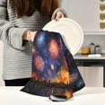 thumbnail image 6 of Dreamtimes City Fireworks Kitchen Towels 18x28inch Ultra Soft Absorbent Quick Drying Kitchen Dish Towels Washable Cleaning Cloths Hand Towels Tea and Bar Towels, 4 Pack, 6 of 7