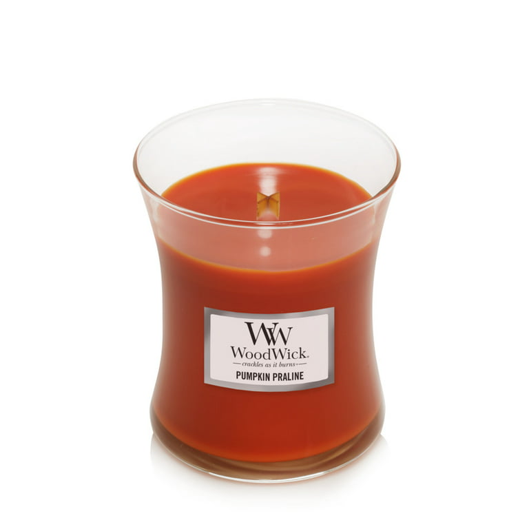 WoodWick Pumpkin Praline - Medium Hourglass candle 