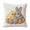 E, variant on Weloille Easter Pillow Cover 1.48 x 1.48 ft 1 Piece, Soft Printed Throw Pillowcase, Wear-Resistant Hidden Zipper Cushion Cover, Suitable for Sofa Bed Living Room Patio No Pillow Core