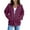 291#Red, variant on Hoodies For Women Zip Up Oversized Y2K Jackets Lightweight Casual Athletic Fleece Plus Size Sweatshirts Fall Fashion 2025 Light Brown 2XL