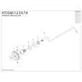 thumbnail image 3 of Kingston Brass KTCGS6 Fuller Side Mount Toilet Tank Lever in Polished Nickel, 3 of 5