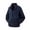 Navy, variant on Men's UPF50+ Sun Protection Windbreaker Athletic Shell Jacket Stand Collar Lightweight Color Block Coat for Hiking Running Travel Fall, Black, M