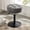 Grey, variant on Adjustable Vanity Stool  360 Swivel Chair For Makeup Room Chairs Teal Faux Leather Bathroom & Living