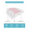 thumbnail image 5 of Quilts Twin-XL Size Bedding Set, Valentines Day, Lightweight Quilted Comforter, Minimalist Pink Stripes Solid Color Soft Reversible Bedspread Coverlet with Pillow Covers for All Season, 68" x 98", 5 of 7