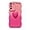 Hot Pink, variant on for Samsung Galaxy S22  Plus Case, Cute Kawaii 3D Love Heart Gradient Color Curly Wave Frame Camera Lens Cover Shockproof Soft Silicone S22 Plus Phone Case 6.6" for Women (Pink Blue)