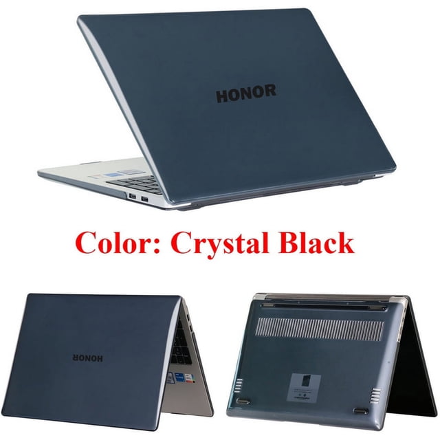 For Honor MagicBook 15 X15 Crystal and Matte Clear PC Cover for Honor MagicBook 14 X14 Laptop Case Shockproof Protective Capa Crystal Black For MagicBook x14